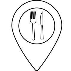 Restaurant Location Icon