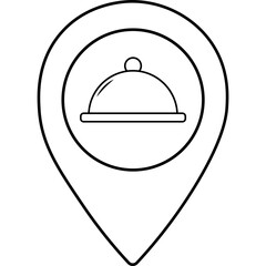 Restaurant Location Icon