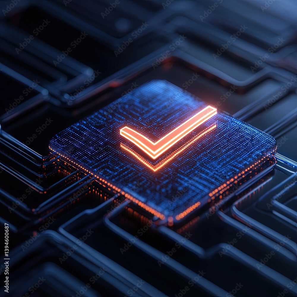 Poster electronic check mark validation process