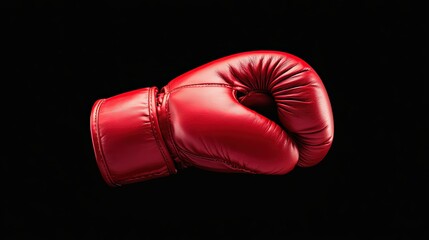 Red boxing glove fist