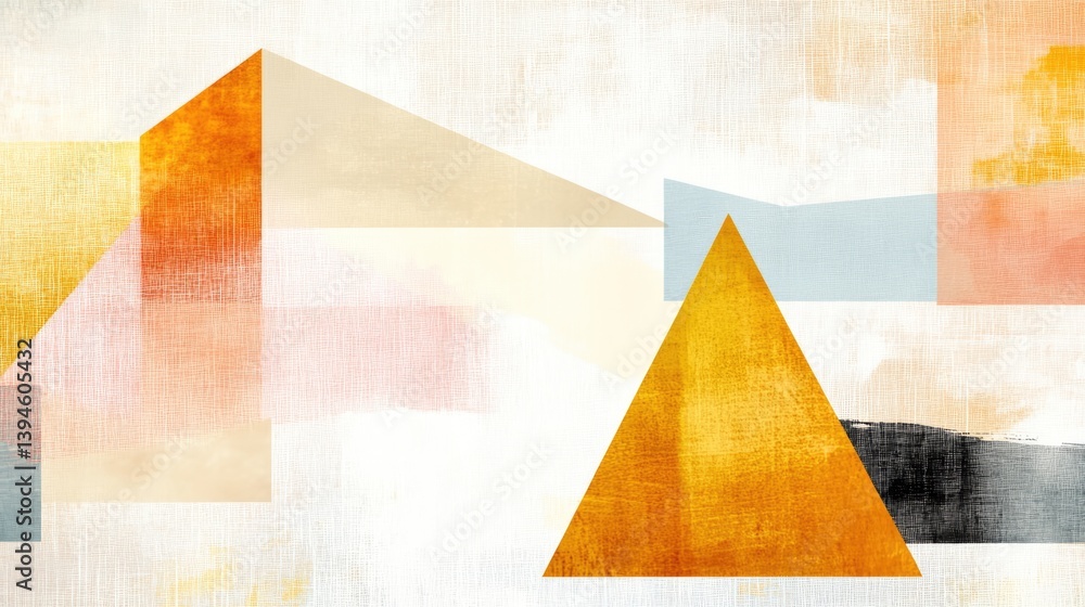 Poster dynamic geometric patterns abstract art digital design modern environment creative viewpoint