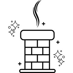 Chimney Cleaning Service Icon