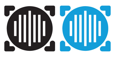 Obraz premium Bar Code Icon Design