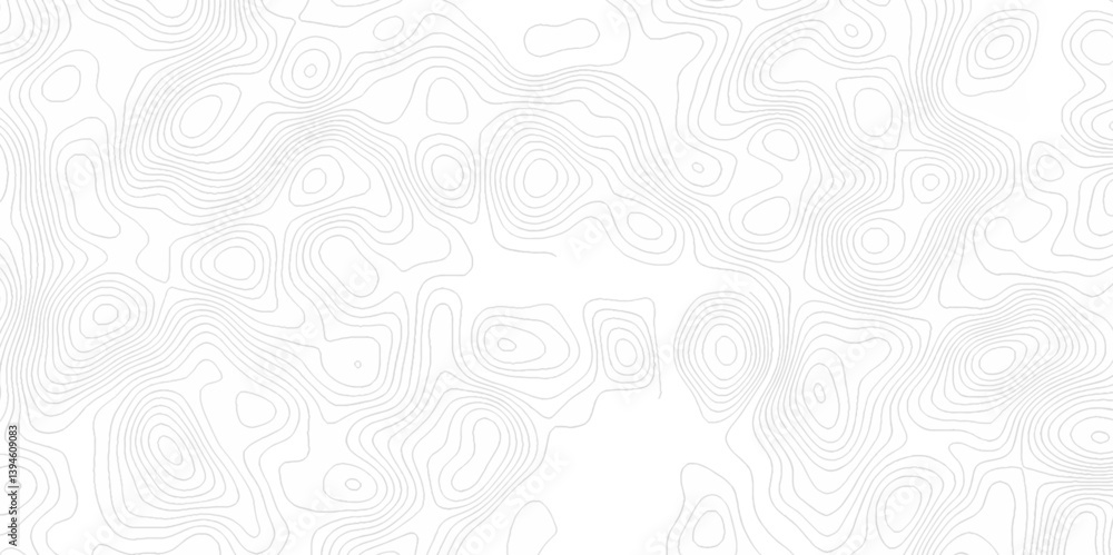 Poster contour abstract map relief land outline. topographic map patterns. white wave paper curved reliefs 