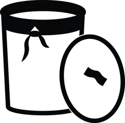 Laundry basket vector outline. Laundry basket icon vector design templates simple and modern.