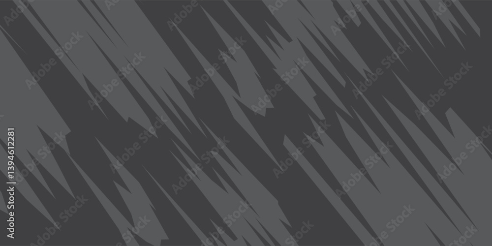 Poster abstract background with grey spikes line pattern