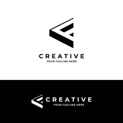 letter f abstract logo vector