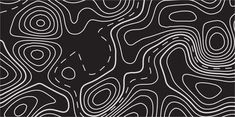 Topographic Map Conceptual Background with Flowing Contour Lines and Paper-Inspired Texture – A Modern Vector Illustration for Geography and Abstract Art Applications