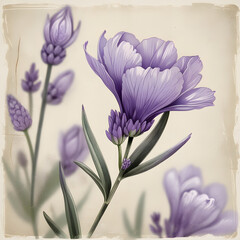 Naklejka premium bouquet of spring flowers