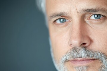 Fototapeta premium Close-up of mature man's face