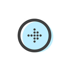 Arround Circle Button