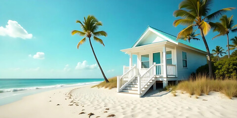 Obraz premium tropical beach resort