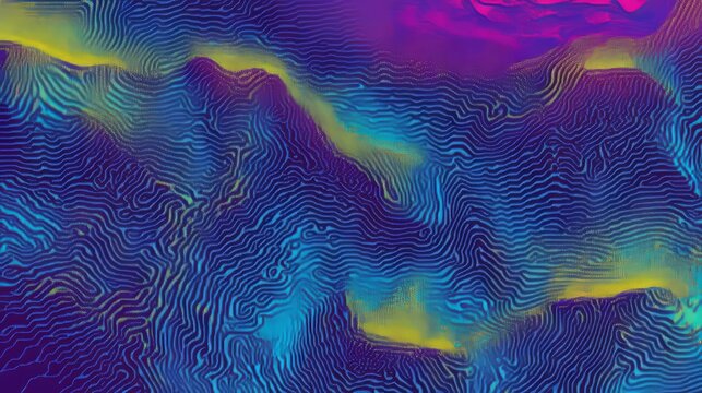 Abstract pixel sorting background with diagonal holographic lines, colorful iridescent distortion, dynamic glitch texture, and modern vector design in futuristic geometric style