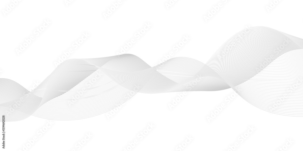 Aufkleber abstract blend wave lines and technology background. background lines wave abstract stripe design. w