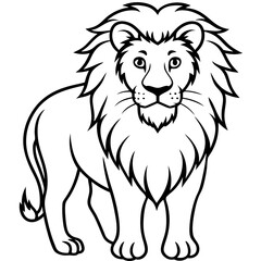 Lion Essence Line Art