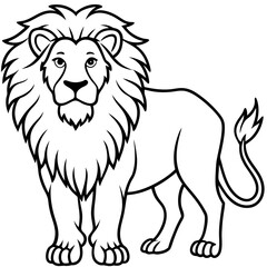 Lion Essence Line Art