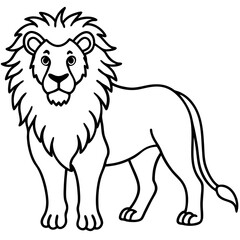 Lion Essence Line Art