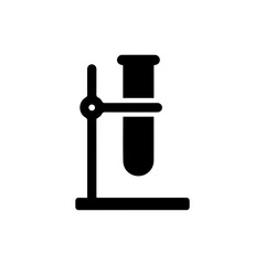 Test Tube in a Stand Used in Experiments Science Subject Icon