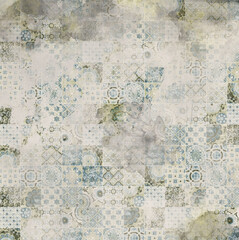 Vintage persian tile. Vintage wallpaper. Persian background. 