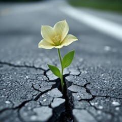 Miniature hero: a flower that conquered the urban environment.