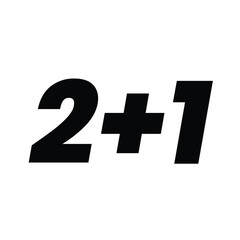 Modern sale banner with bold numbers and shadow effect.