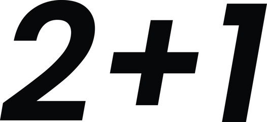 Modern sale banner with bold numbers and shadow effect.