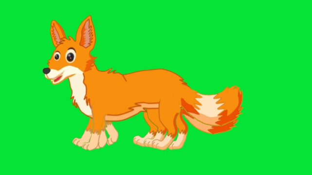 Discover the Art of fox cartoon Motion Video Creation