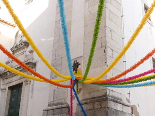 Festas dos Santos Populares Lisboa Guirlandas de cores