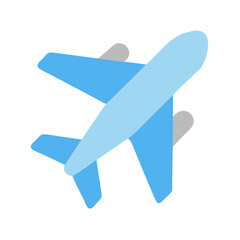 Obraz premium Airplane Icon Design for Coloring Pages