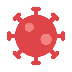 Fototapeta premium Corona Virus Icon Design for Coloring Pages
