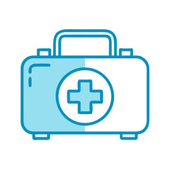 Obraz premium First Aid Kit Icon Design for Coloring Pages