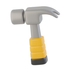 Hammer 3D Icon, 3D Illustrations
