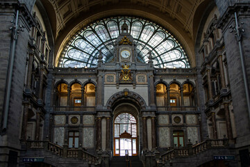Antwerpen-Centraal, main railway station in Antwerp