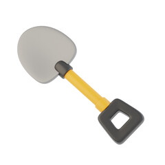 Shovel 3D Icon, 3D Illustrations