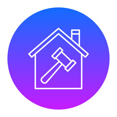 House Auction Icon