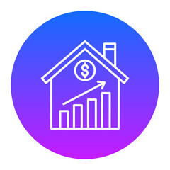 House Price Increase Icon