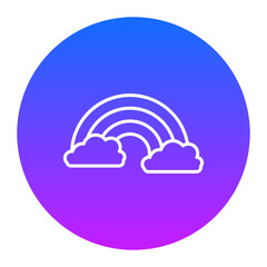Fototapeta premium Rainbow Icon