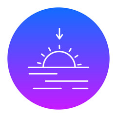 Sunset Icon