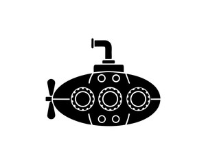 creative details submarine icon vector illustration