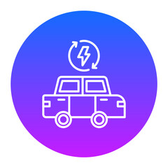 Electric Car Icon