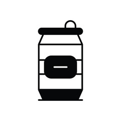 Drink Can vector icon stock illustration