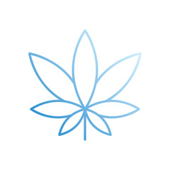 Marijuana  vector icon stock illustration