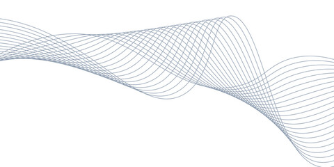 Abstract wave element for editable design