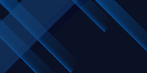 Obraz premium Dark blue modern business abstract background. Vector illustration design for presentation, banner, cover, web, flyer, card, poster, wallpaper, texture, slide,