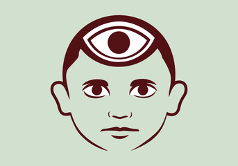 Solid Color Vector Illustration for Missing Children Awareness: Symbolizing Hope, Safety, and Public Effort in the Search for Lost Kids. A Powerful Graphic for Social Campaigns.