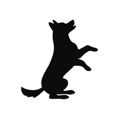 Pet Care and Animal Love Silhouette Icon Set – Vector Illustrations of Cats, Dogs, Horses, and Humans Interacting with Pets
