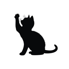 Pet Care and Animal Love Silhouette Icon Set – Vector Illustrations of Cats, Dogs, Horses, and Humans Interacting with Pets