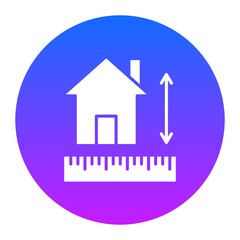 House Measurement Icon
