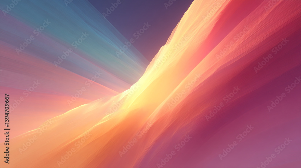 Poster abstract gradient background design with smooth colorful textures for wallpaper and presentation sli