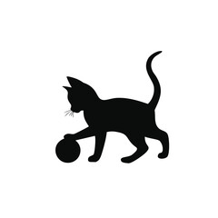 Animal and Bird Silhouette Icons Set – Vector Collection of Farm Animals, Birds, and Pets in Black Silhouette Style